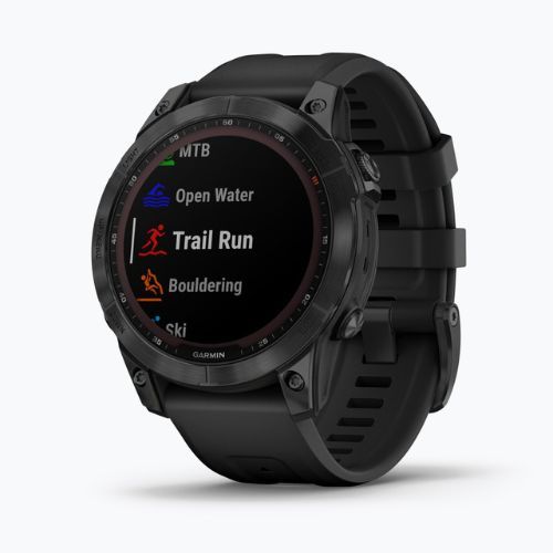 Garmin Fenix 7 Sapphire Solar Hrm Elevate Ox orologio nero 010-02540-35