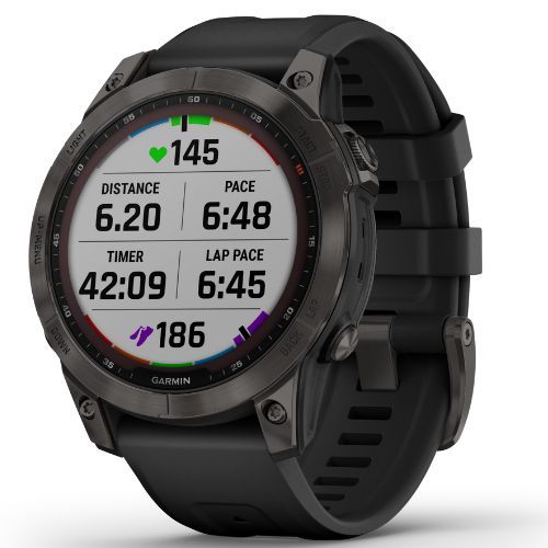 Garmin Fenix 7 Sapphire Solar Hrm Elevate Ox orologio nero 010-02540-21