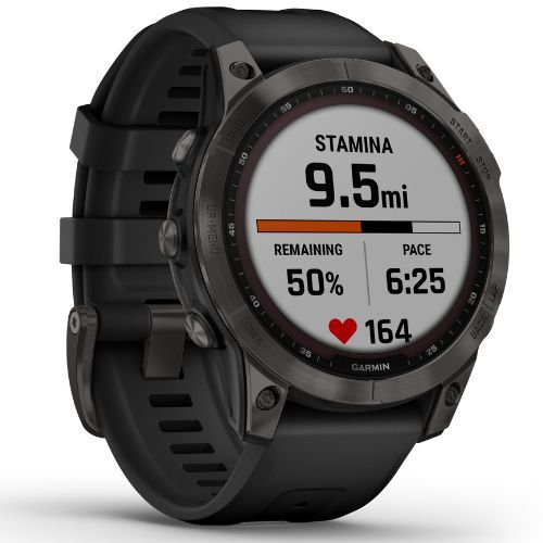 Garmin Fenix 7 Sapphire Solar Hrm Elevate Ox orologio nero 010-02540-21