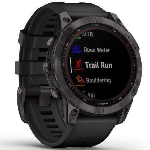 Garmin Fenix 7 Sapphire Solar Hrm Elevate Ox orologio nero 010-02540-21