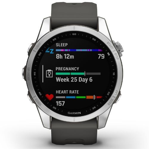 Garmin Fenix 7S Hrm Elevate Ox orologio argento 010-02539-03