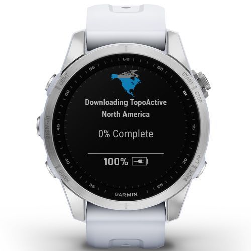 Garmin Fenix 7S Hrm Elevate Ox orologio argento 010-02539-03