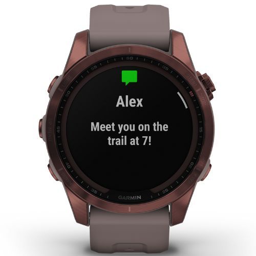 Garmin Fenix 7S Sapphire Solar Hrm Elevate Ox orologio oro 010-02539-21