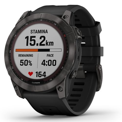 Garmin Fenix 7X Sapphire Solar Hrm Elevate Ox orologio nero 010-02541-23