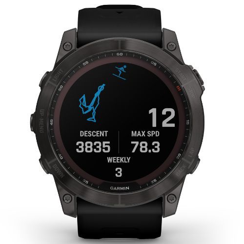 Garmin Fenix 7X Sapphire Solar Hrm Elevate Ox orologio nero 010-02541-11