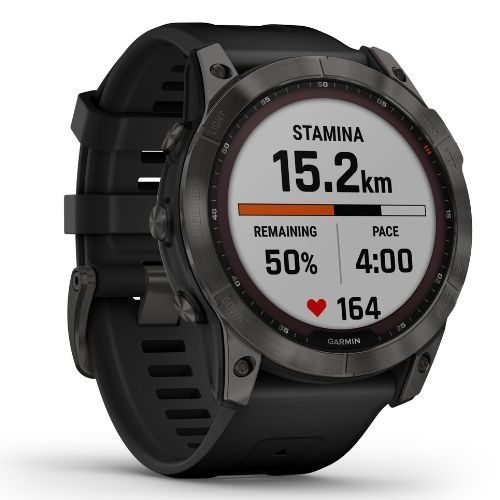 Garmin Fenix 7X Sapphire Solar Hrm Elevate Ox orologio nero 010-02541-11