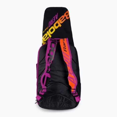 Zaino da tennis Babolat Pure Aero Rafa 32 l nero/arancio/viola