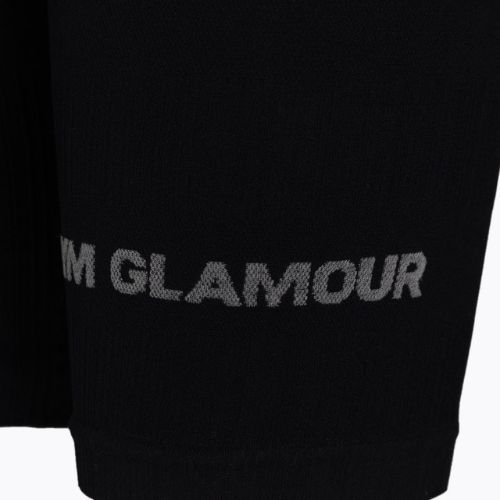 Pantaloncini da allenamento da donna Gym Glamour Push Up nero profondo