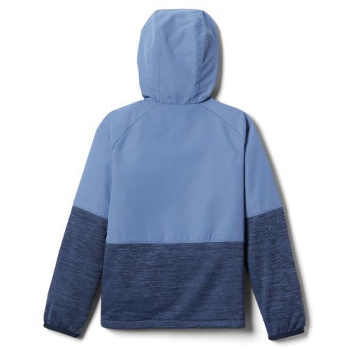 Felpa da trekking Columbia Out-Shield Dry bluestone/collegiate navy heather per bambini