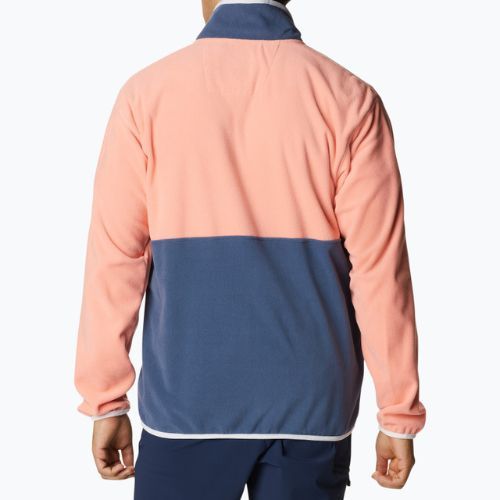 Columbia Back Bowl felpa in pile da uomo coral reef/dark mountain/bianco
