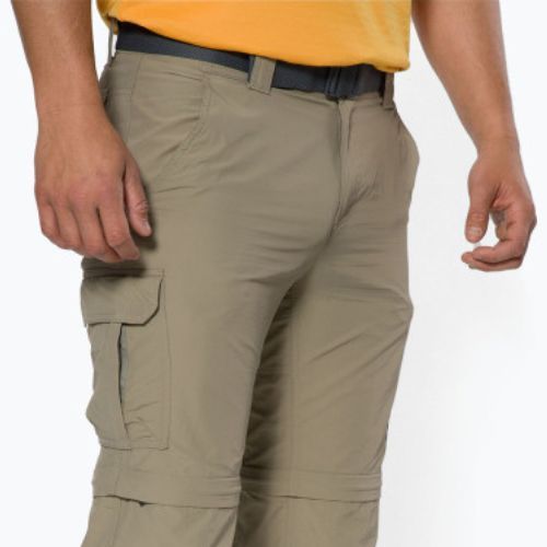 Pantaloni da trekking Columbia Silver Ridge II Convertible tusk da uomo