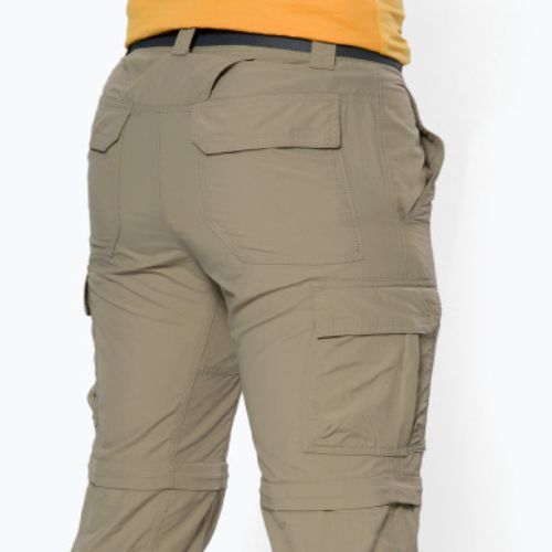 Pantaloni da trekking Columbia Silver Ridge II Convertible tusk da uomo