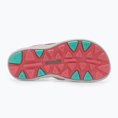 Sandali da trekking Columbia Techsun Vent X salmone selvaggio/delfino per bambini