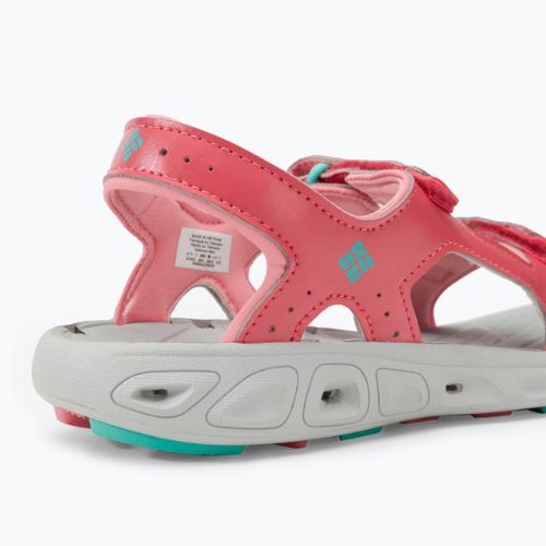Sandali da trekking Columbia Techsun Vent X salmone selvaggio/delfino per bambini
