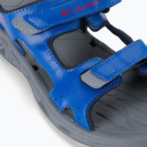 Columbia Techsun Vent X blu tempestoso/rosso montagna sandali da trekking per bambini