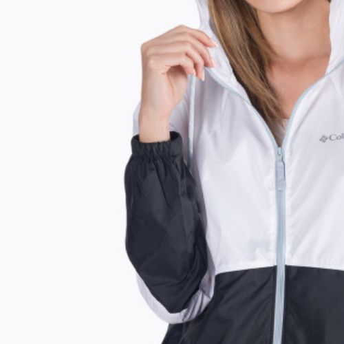 Giacca a vento Columbia Flash Forward donna bianco/nero