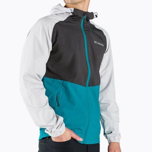 Giacca softshell Columbia Panther Creek uomo deep marine/shark/nimbus grigio