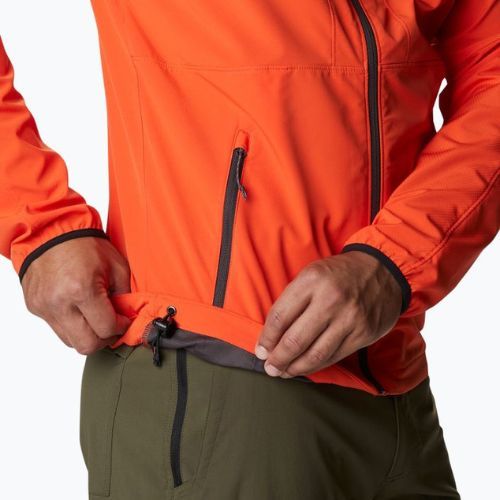 Giacca Softshell con cappuccio Columbia Tall Heights Uomo rosso quarzo
