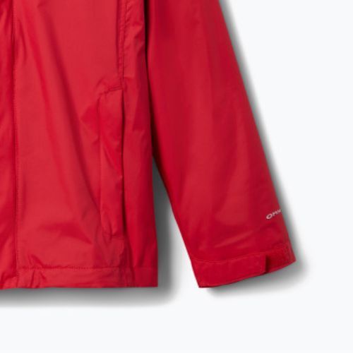 Giacca da pioggia Columbia Watertight mountain red per bambini