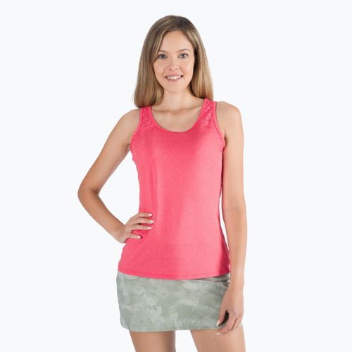 Columbia Peak To Point II Tank rosso ibisco erica camicia da trekking da donna