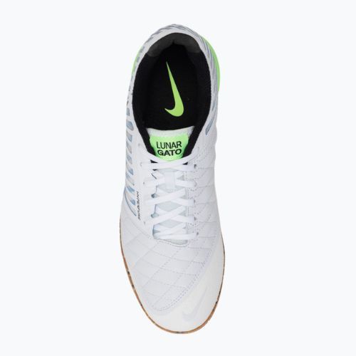 Nike Lunargato II IC scarpe da calcio uomo nero/lime glow/lt photo blue