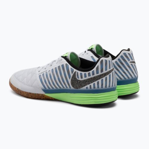 Nike Lunargato II IC scarpe da calcio uomo nero/lime glow/lt photo blue