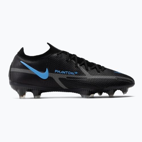 Scarpe da calcio Nike Phantom GT2 Elite FG Uomo nero/grigio ferro