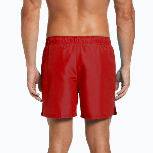 Pantaloncini da bagno Nike Essential 5" Volley Uomo rosso università