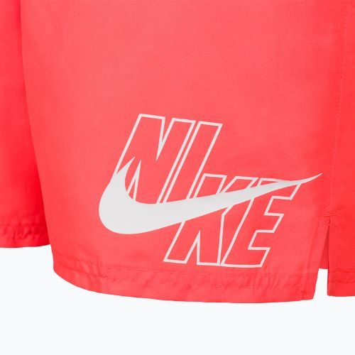 Pantaloncini da bagno da uomo Nike Logo Solid 5" Volley bright