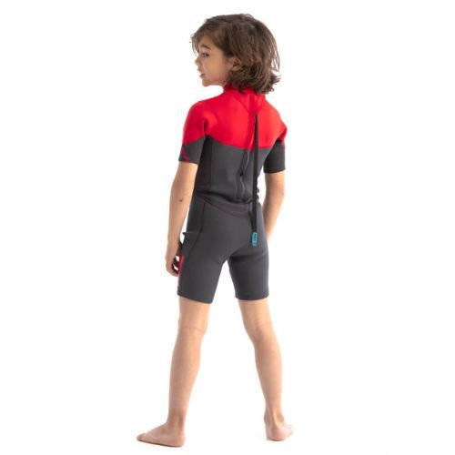 JOBE Boston 2 mm Shorty rosso schiuma da nuoto per bambini