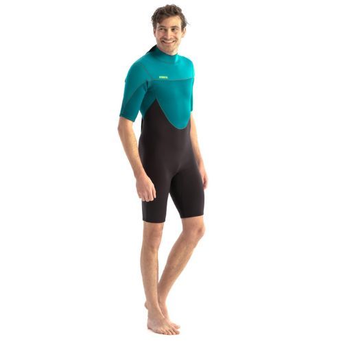 Schiuma da nuoto JOBE Perth 3/2 mm Shorty verde acqua per uomo