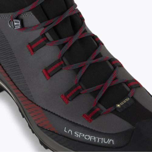 Scarponi da trekking da uomo La Sportiva Trango TRK Leather GTX carbon/chili