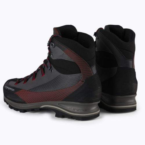 Scarponi da trekking da uomo La Sportiva Trango TRK Leather GTX carbon/chili