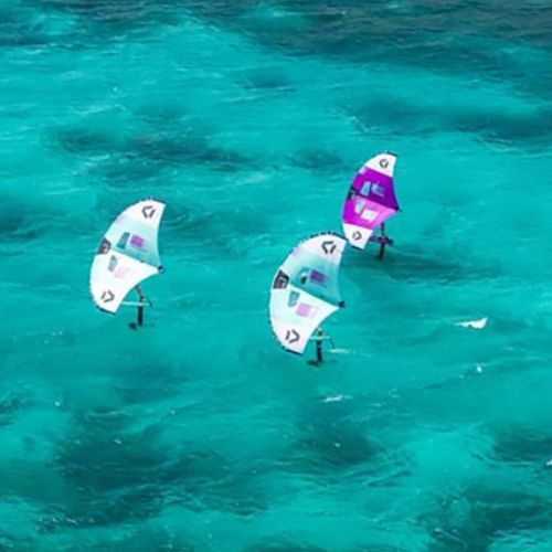 Fiocco d'ala DUOTONE Foil Unit 2021 menta/grigio