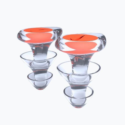 Tappi per le orecchie Nike hyper crimson