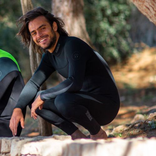 Uomo JOBE Atlanta Fullsuit Swim Foam 2 mm nero