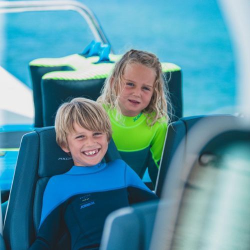 JOBE Boston Fullsuit schiuma da nuoto per bambini 3/2 mm verde acqua