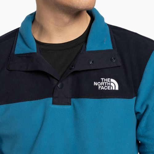 Felpa da trekking da uomo The North Face Homesafe Snap Neck banff blue/aviator navy