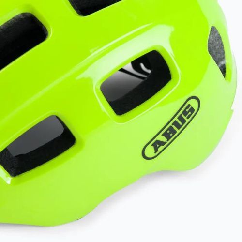 Casco da bici per bambini ABUS Youn-I 2.0 giallo segnale