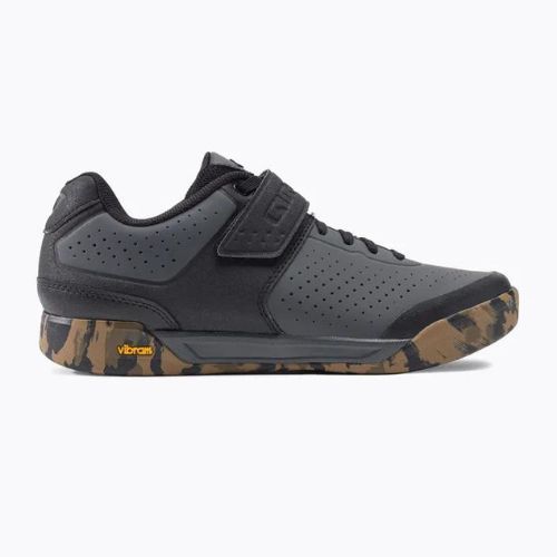 Scarpe da ciclismo MTB da uomo Giro Chamber II dark shadow nero