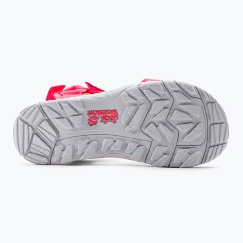 Sandali da trekking Jack Wolfskin Seven Seas 3 rosa corallo per bambini