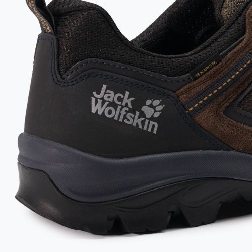 Jack Wolfskin stivali da trekking da uomo Vojo 3 Texapore Low marrone/phantom