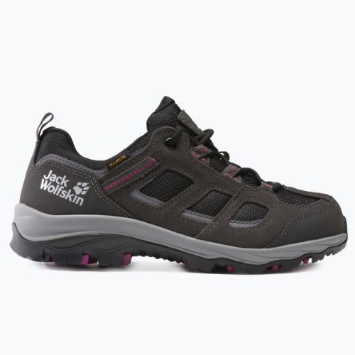 Stivali da trekking Jack Wolfskin da donna Vojo 3 Texapore Low acciaio scuro/viola