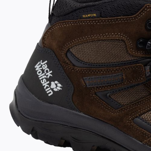 Jack Wolfskin stivali da trekking da uomo Vojo 3 Texapore Mid marrone/phantom