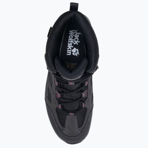 Jack Wolfskin stivali da trekking da donna Vojo 3 Texapore Mid acciaio scuro/viola