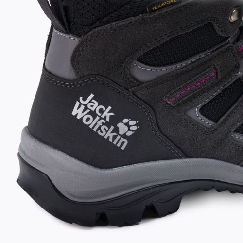 Jack Wolfskin stivali da trekking da donna Vojo 3 Texapore Mid acciaio scuro/viola