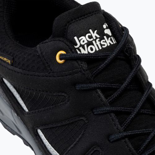 Jack Wolfskin scarpe da trekking da uomo Woodland 2 Texapore Low nero/giallo bordeaux xt