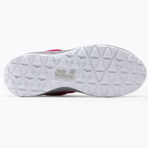 Stivali da trekking Jack Wolfskin da donna Woodland 2 Texapore rosso/grigio chiaro