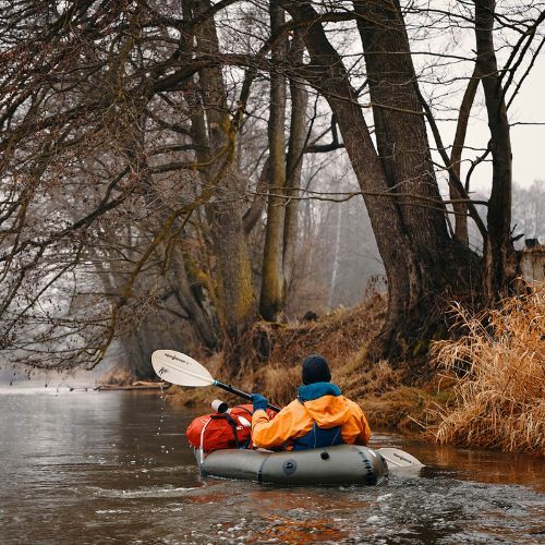 Pinpack Packraft Pontone aperto compatto grigio