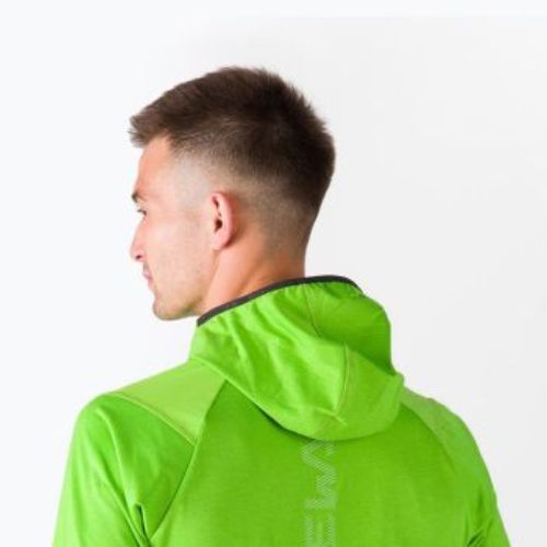 Felpa Salewa Agner Hybrid PL/DST FZ Hoody Uomo pale frog trekking